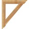Ekena Millwork Traditional Traditional Rough Sawn Bracket, Western Red Cedar, 4"W x 28"D x 32"H BKT04X28X32TRA01RWR - alternate 3